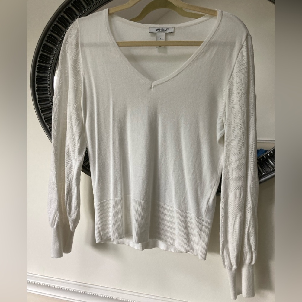 WHBM Sweater Small Ivory